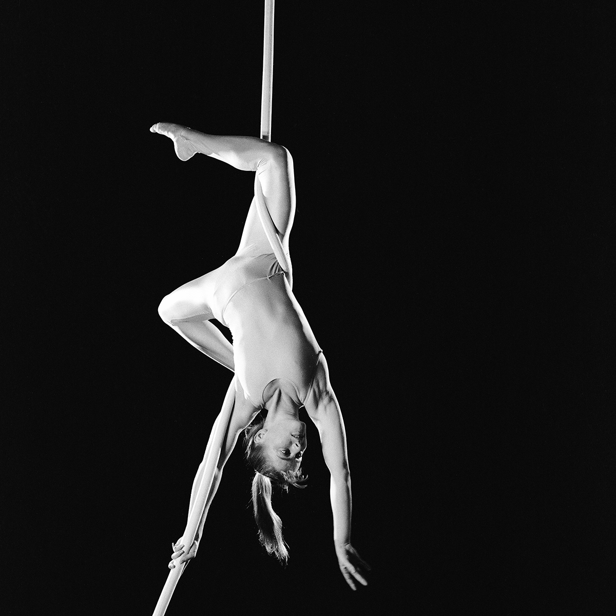 Jackie Williams on rope